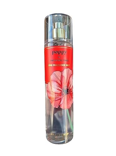 Canero Bath and Body Lotion, Perfume Mist, Shower Gel Holiday and Tropical Fragrance Collection (Poppy Mist, 8 oz) - görsel 2