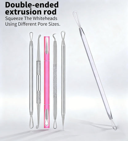 22-Piece Pimple Popper Tool Kit – Stainless Steel Blackhead Remover & Acne Comedone Extractor Set