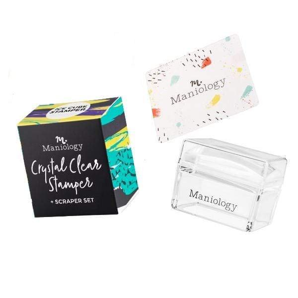 Maniology Ice Cube Clear Rectangular Stamper with Scraper Card – Transparent Silicone Nail Stamping Tool for Precise Art Transfer - görsel 17