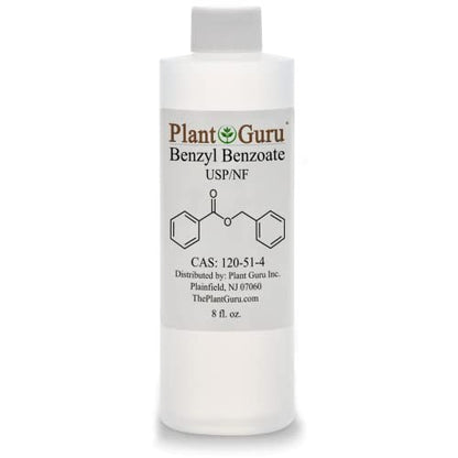 Benzyl Benzoate USP Grade Liquid 8 fl. oz. – Premium for Fragrance Compounds, Cosmetics, Hair & Scalp Products
