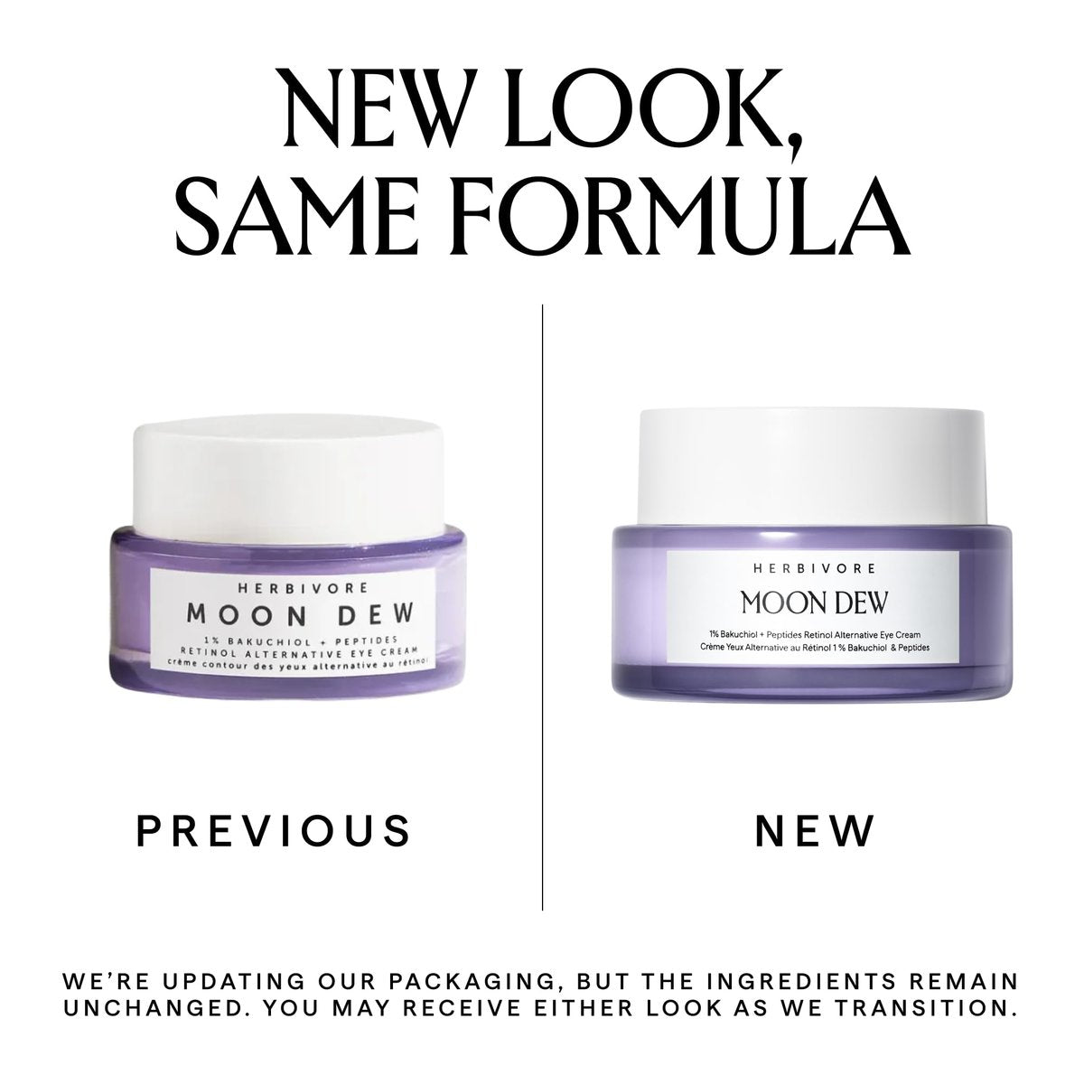 HERBIVORE Moon Dew 1% Bakuchiol + Peptides Retinol Alternative Anti Aging Eye Cream - Reduces Fine Lines, Wrinkles & Puffiness - Plant-Based, Vegan, Cruelty-Free, 15mL / 0.5 oz Avelisse