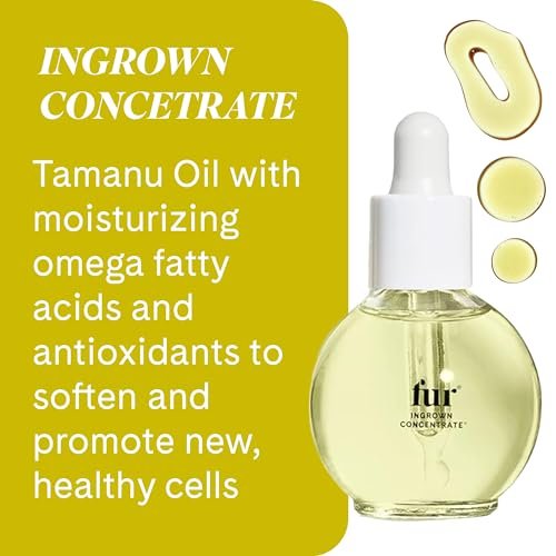 Fur Ingrown Hair Care Duo: Two-Step Preventative Treatment - Oil & Concentrate, 0.5 fl oz each Avelisse