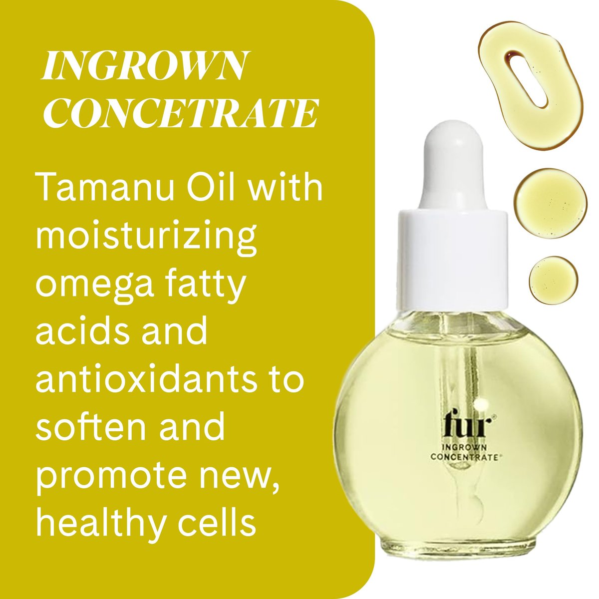 Fur Ingrown Hair Care Duo: Two-Step Preventative Treatment - Oil & Concentrate, 0.5 fl oz each Avelisse