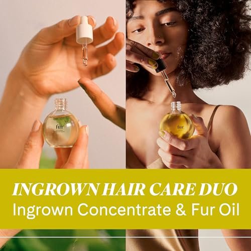 Fur Ingrown Hair Care Duo: Two-Step Preventative Treatment - Oil & Concentrate, 0.5 fl oz each Avelisse