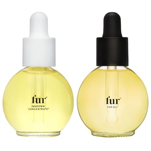 Fur Ingrown Hair Care Duo: Two-Step Preventative Treatment - Oil & Concentrate, 0.5 fl oz each Avelisse