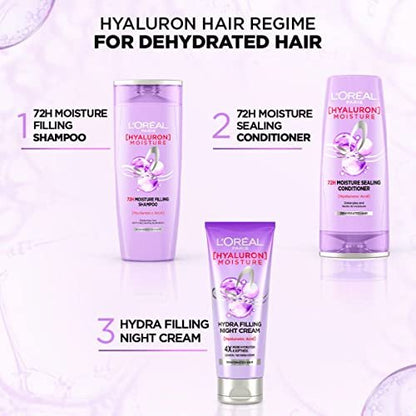 L'Oreal Paris Hyaluron Moisture Leave-In Night Cream for Dry Hair, 180 ml Avelisse