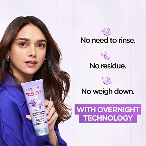 L'Oreal Paris Hyaluron Moisture Leave-In Night Cream for Dry Hair, 180 ml Avelisse