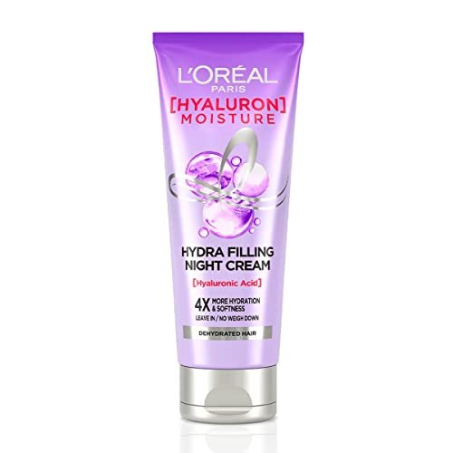 L'Oreal Paris Hyaluron Moisture Leave-In Night Cream for Dry Hair, 180 ml Avelisse