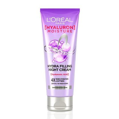 L'Oreal Paris Hyaluron Moisture Leave-In Night Cream for Dry Hair, 180 ml Avelisse