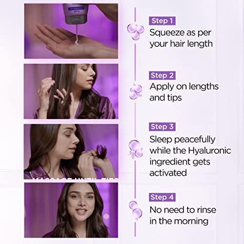 L'Oreal Paris Hyaluron Moisture Leave-In Night Cream for Dry Hair, 180 ml Avelisse