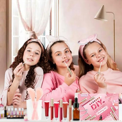 DIY Lip Gloss Making Kit by TSVATE – Make Your Own Moisturizing Lip Gloss Set for Girls & Women Avelisse