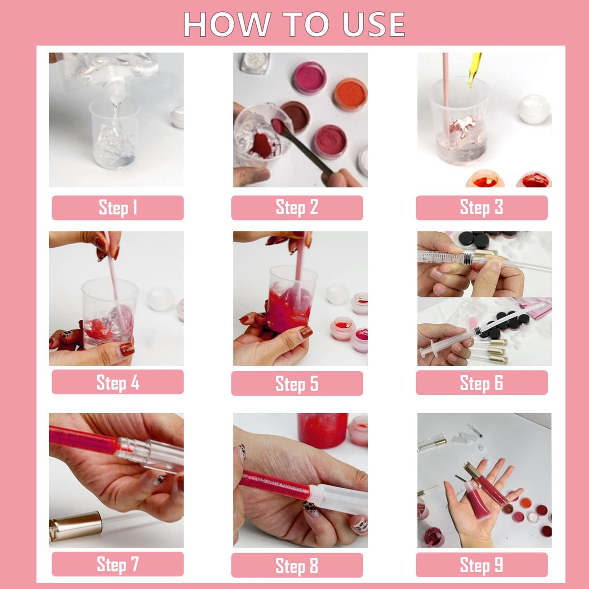 DIY Lip Gloss Making Kit by TSVATE – Make Your Own Moisturizing Lip Gloss Set for Girls & Women Avelisse