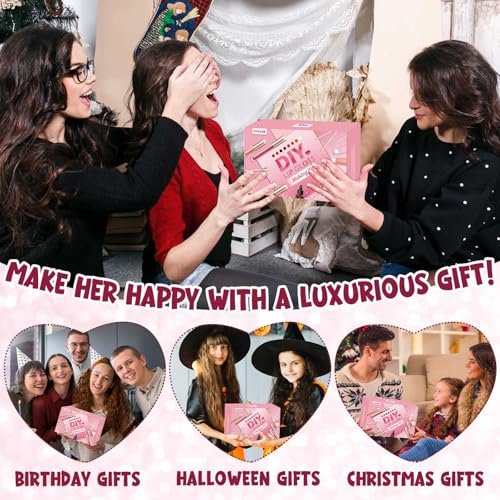 DIY Lip Gloss Making Kit by TSVATE – Make Your Own Moisturizing Lip Gloss Set for Girls & Women Avelisse