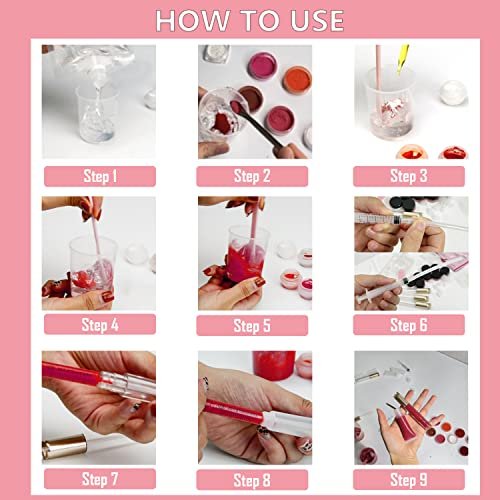 DIY Lip Gloss Making Kit by TSVATE – Make Your Own Moisturizing Lip Gloss Set for Girls & Women Avelisse