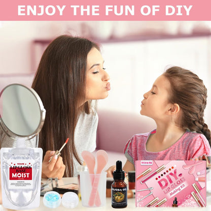 DIY Lip Gloss Making Kit by TSVATE – Make Your Own Moisturizing Lip Gloss Set for Girls & Women Avelisse