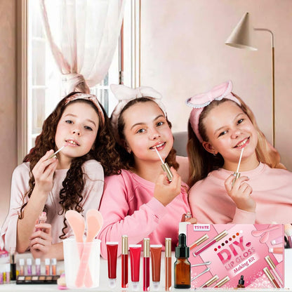 DIY Lip Gloss Making Kit by TSVATE – Make Your Own Moisturizing Lip Gloss Set for Girls & Women Avelisse