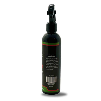 LOCLICIOUS Hydrating Rose Water for Hair Mist Loc Spray – Moisturizer for Healthy Hair, Nourishes All Types of Locs, Two Strands, Dreadlocks & Braids, Infused with Aloe, Oil, Rosewater & Glycerin Spray 8oz Avelisse