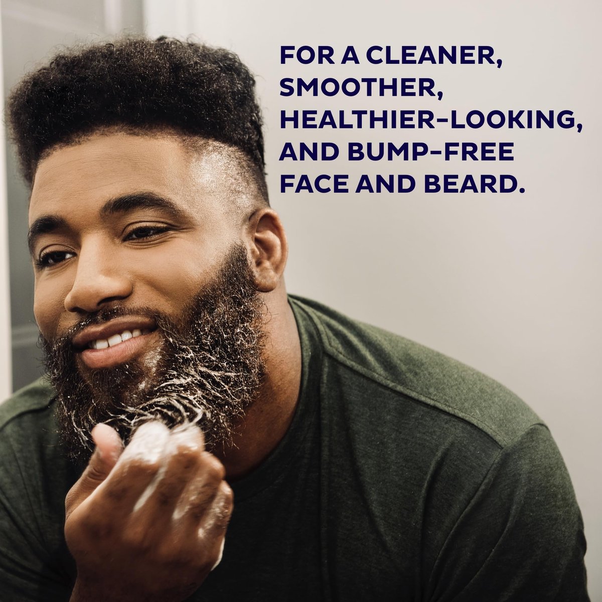 Scotch Porter Exfoliating Beard Wash & Face Cleanser for Men - Travel Friendly, Non-Toxic, Vegan 2.17 oz Avelisse