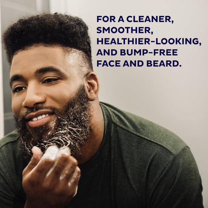 Scotch Porter Exfoliating Beard Wash & Face Cleanser for Men - Travel Friendly, Non-Toxic, Vegan 2.17 oz Avelisse