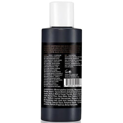 Scotch Porter Exfoliating Beard Wash & Face Cleanser for Men - Travel Friendly, Non-Toxic, Vegan 2.17 oz Avelisse