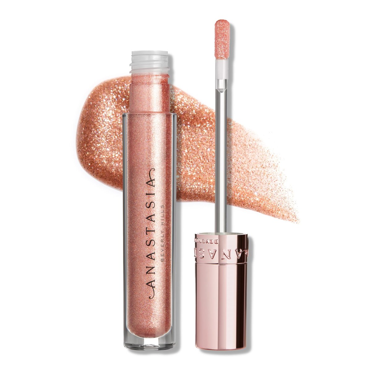 Anastasia Beverly Hills Lip Gloss - Amber Sparkle - High-Shine, Non-Sticky Formula Avelisse