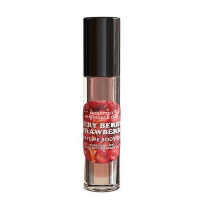 Very Berry Strawberry Perfume Body Oil - MOBETTER FRAGRANCE OILS, 0.33 Fl Oz Avelisse