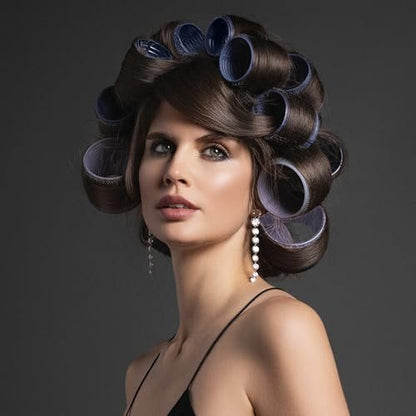 Fromm ProVolume Self-Grip Ceramic Ionic Thermal Hair Rollers – Set of 12 (Six 2" & Six 2.5") for Volume, Soft Waves & Curtain Bangs Avelisse
