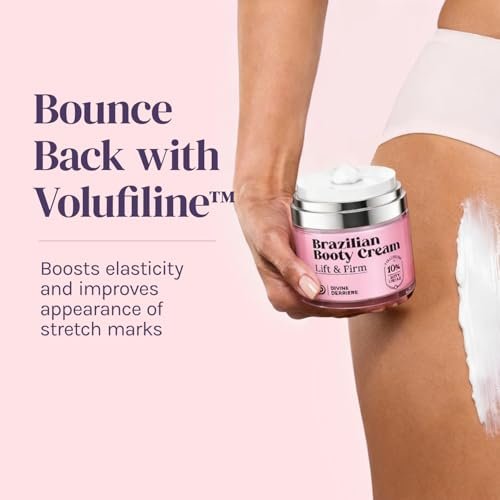 Divine Derriere Brazilian Body Butter Cream - Lift and Firm Body Cream with Volufiline for a Lifted, Firm-Looking Derriere, 1.7 oz Avelisse