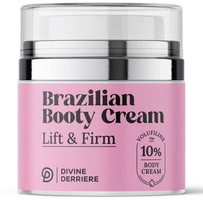 Divine Derriere Brazilian Body Butter Cream - Lift and Firm Body Cream with Volufiline for a Lifted, Firm-Looking Derriere, 1.7 oz Avelisse