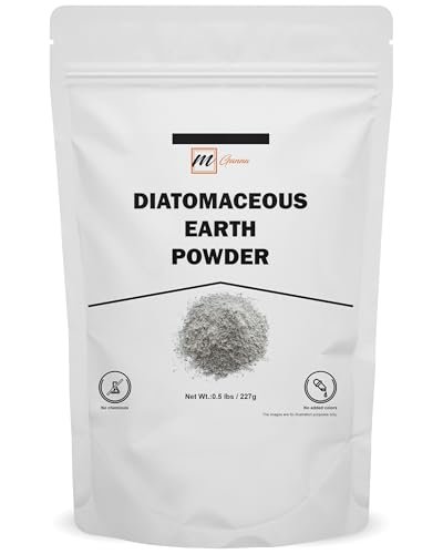 mGanna 100% Natural Diatomaceous Earth Powder for Skin Exfoliation & Cosmetic Formulations (0.5 LBS / 227 GMS) Avelisse