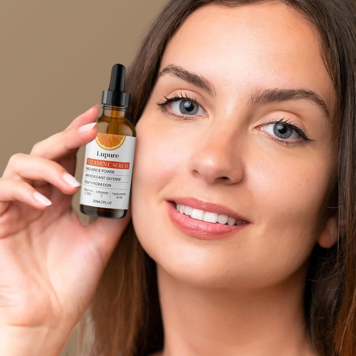 Lupure Professional Vitamin C Face Serum 20% – Anti Aging Serum with Ascorbic Acid, Hyaluronic Acid & Vitamin E for Dark Spots, 1 Fl Oz Avelisse