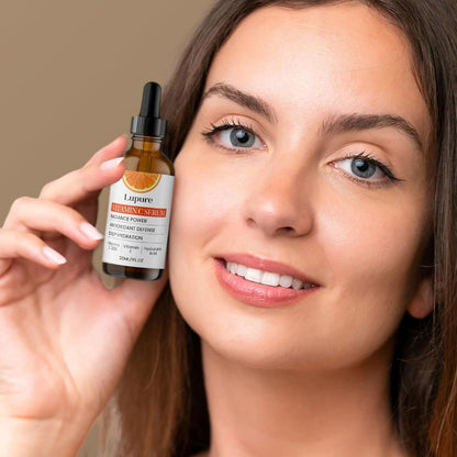 Lupure Professional Vitamin C Face Serum 20% – Anti Aging Serum with Ascorbic Acid, Hyaluronic Acid & Vitamin E for Dark Spots, 1 Fl Oz Avelisse