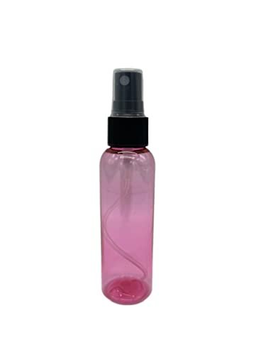 Natural Farms 2 oz Pink Cosmo Empty Spray Bottles - 12 Pack Refillable Fine Mist Sprayers, BPA-Free Plastic, Black Sprayer & Dust Cap - Made in USA - görsel 3