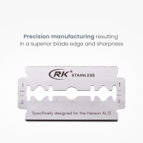 Henson AL13 Compatible Double Edge Razor Blades - 100 Pack - görsel 11