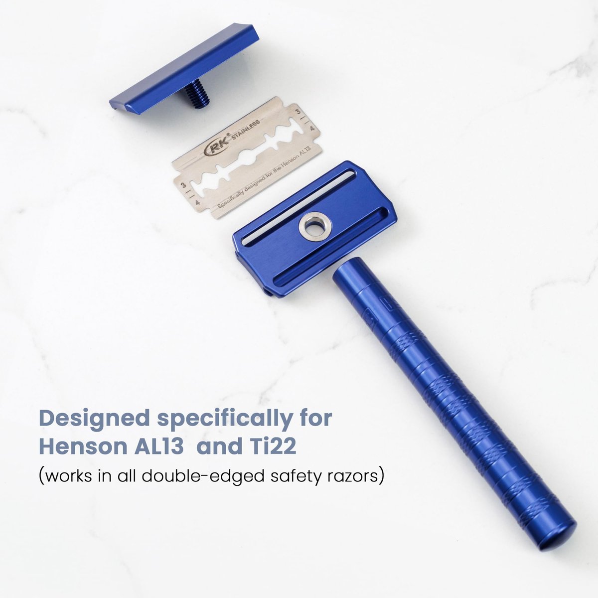 Henson AL13 Compatible Double Edge Razor Blades - 100 Pack - görsel 6