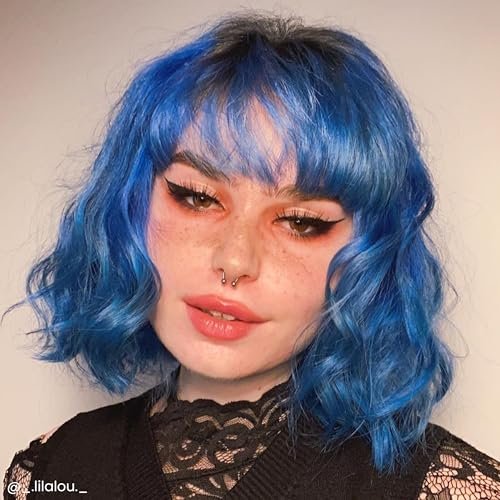 Arctic Fox Semi-Permanent Hair Dye – Poseidon (Vibrant Blue) – Vegan & Cruelty-Free, Ammonia-Free, Long-Lasting Color for All Hair Types, 8 fl oz Avelisse