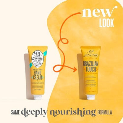 Sol de Janeiro Brazilian Touch Hand Cream - 1.7 Fl Oz Nourishing Hand Moisturizer