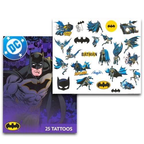 Superhero Tattoos for Kids Bundle – 100 Pcs Marvel & DC Temporary Tattoos | Spiderman, Avengers, Superman, Batman Party Favors - görsel 6