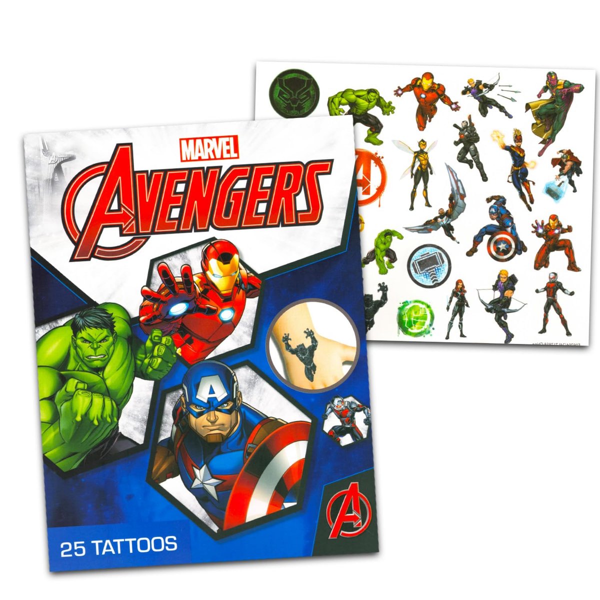 Superhero Tattoos for Kids Bundle – 100 Pcs Marvel & DC Temporary Tattoos | Spiderman, Avengers, Superman, Batman Party Favors - görsel 7