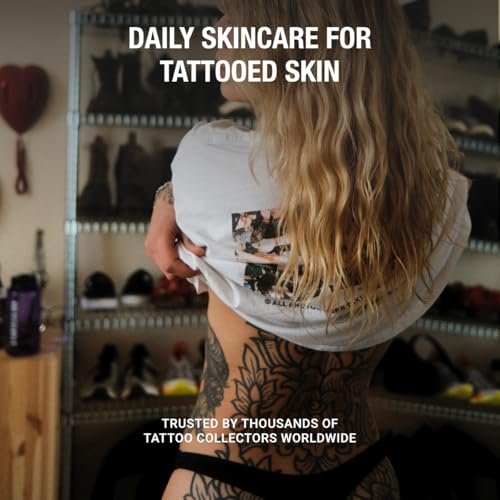 Stories & Ink Tattoo Care Highlighting Body Oil – Instant Glow for Healed Tattoos, Enhances Ink Vibrancy, Lightweight Non-Greasy Daily Hydration, 3.4 Fl Oz Avelisse