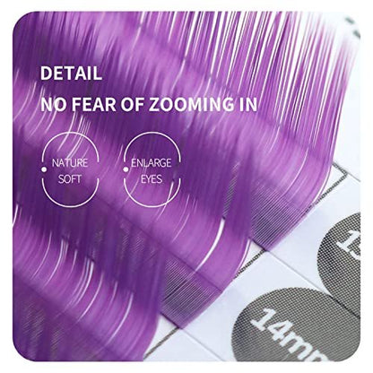 Classic Blue Colored Eyelash Extensions 0.07 D Curl 8-15mm Mix | ANNAFRIS