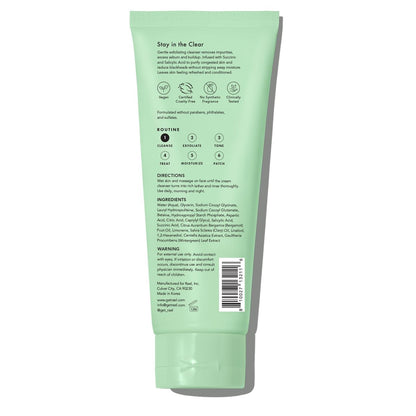 Rael Miracle Clear Clay Mask – Deep Pore Cleanser with Tea Tree & Gentle Exfoliation for Blackheads, Korean Skin Care (3.4 fl oz) Avelisse