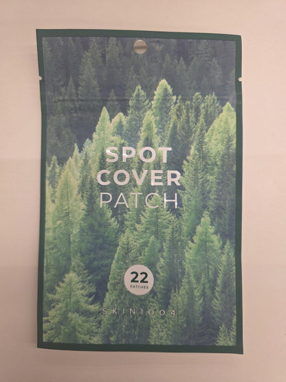 SKIN1004 Tea Trica Spot Cover Patch – Invisible Hydrocolloid Pimple Patches for Blemish Prone Skin, 22 Count