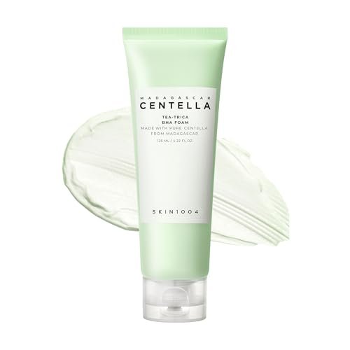 SKIN1004 Tea-Trica BHA Foam – Korean Face Cleanser with Centella Asiatica & Tea Tree for Oil Control & Sebum Balance, 4.22 fl oz - görsel 2