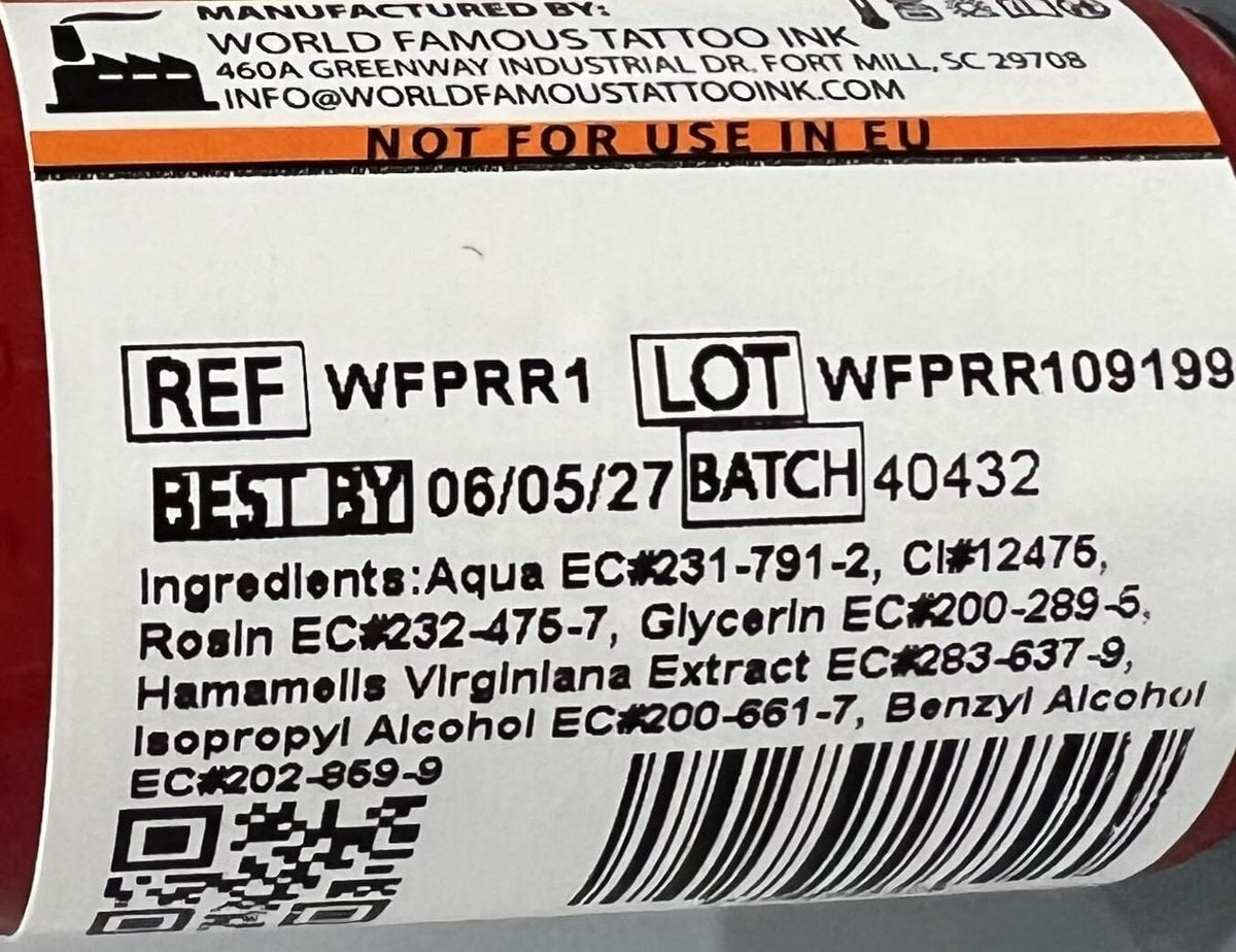 World Famous Tattoo Ink Limitless - Medium Orange 1 - Professional Tattoo Ink & Tattoo Supplies - Skin-Safe Permanent Tattooing in Bold Shades - Vegan & Non-Toxic (1 oz) - görsel 13