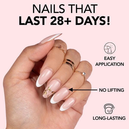 KIARA SKY PROFESSIONAL NAILS XPRESS PRO 100% Acrylic Press On Nails - Steal The Show (Coffin Long, 30 Piece Kit)