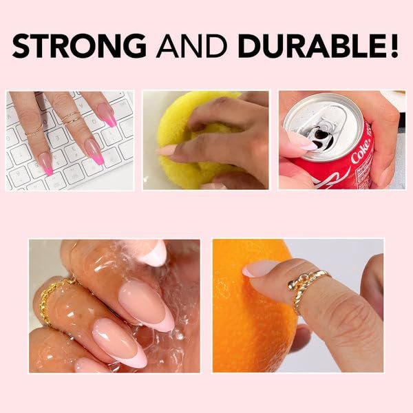 KIARA SKY PROFESSIONAL NAILS XPRESS PRO 100% Acrylic Press On Nails - Steal The Show (Coffin Long, 30 Piece Kit) - görsel 6