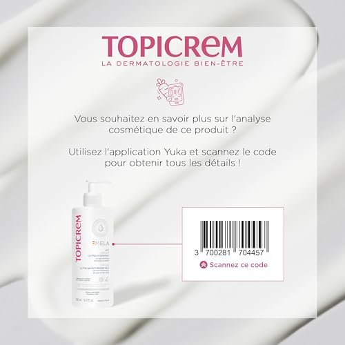 Topicrem Mela Ultra Hydrating Body Lotion - Unifies Skin Tone, Corrects & Prevents Dark Spots, 24h Moisture, 500ml Avelisse