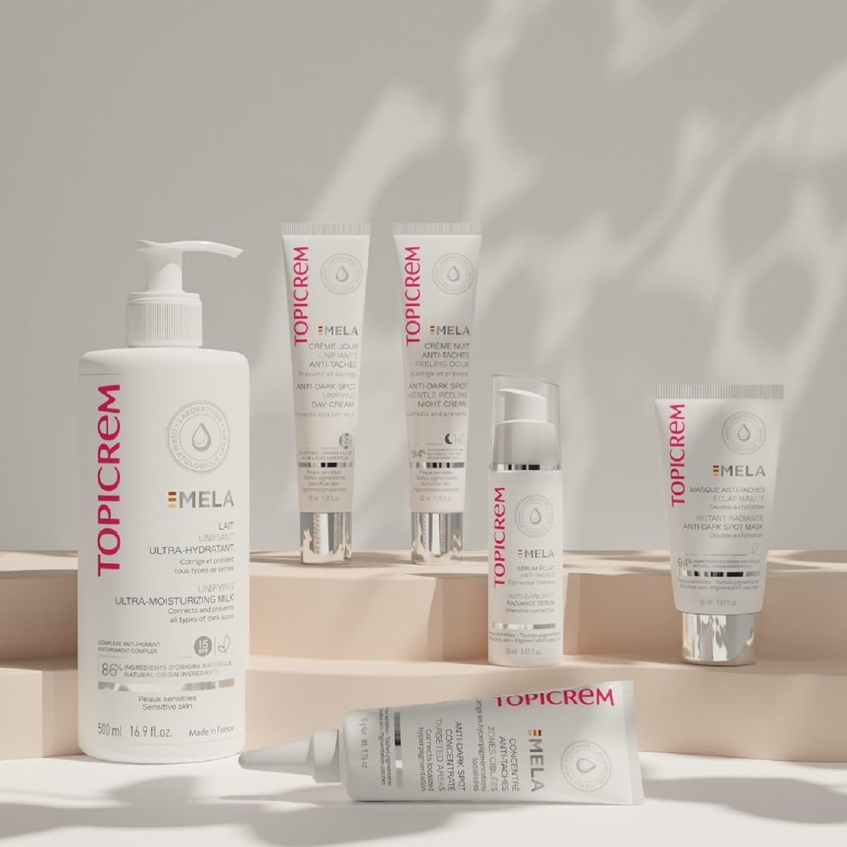 Topicrem Mela Ultra Hydrating Body Lotion - Unifies Skin Tone, Corrects & Prevents Dark Spots, 24h Moisture, 500ml Avelisse