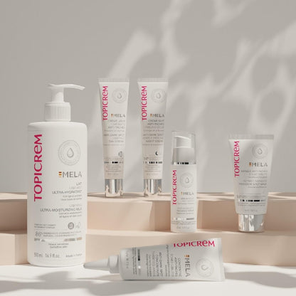 Topicrem Mela Ultra Hydrating Body Lotion - Unifies Skin Tone, Corrects & Prevents Dark Spots, 24h Moisture, 500ml Avelisse